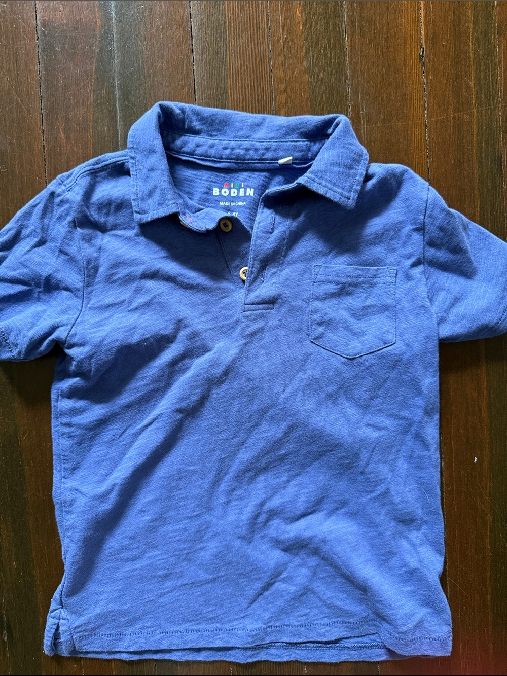 Mini Boden Blue Polo Shirt5-6y